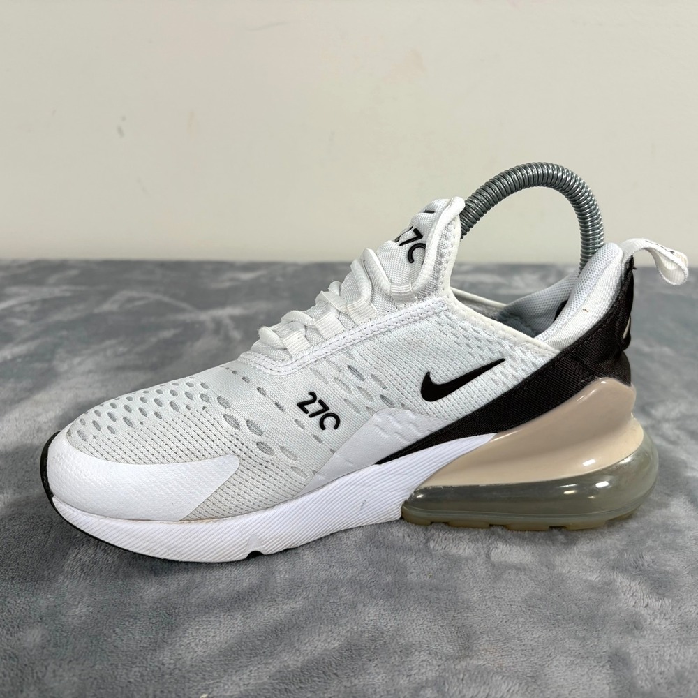 Nike Air Max 270 SE White Velvet Brown Sneakers Womens US 6 Shoes FD9875-100 - Picture 6 of 10